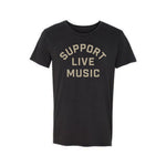 Adult Unisex Support Live Music Tee.