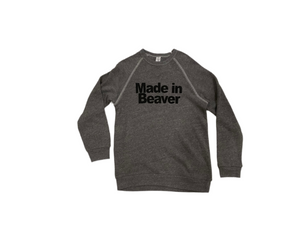 Youth Unisex Made In Beaver Crewneck
