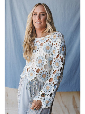 Free to Dream Crochet Top - Ivory