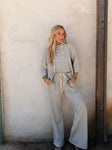 Arianna Top and Pant Set - Heather Gray