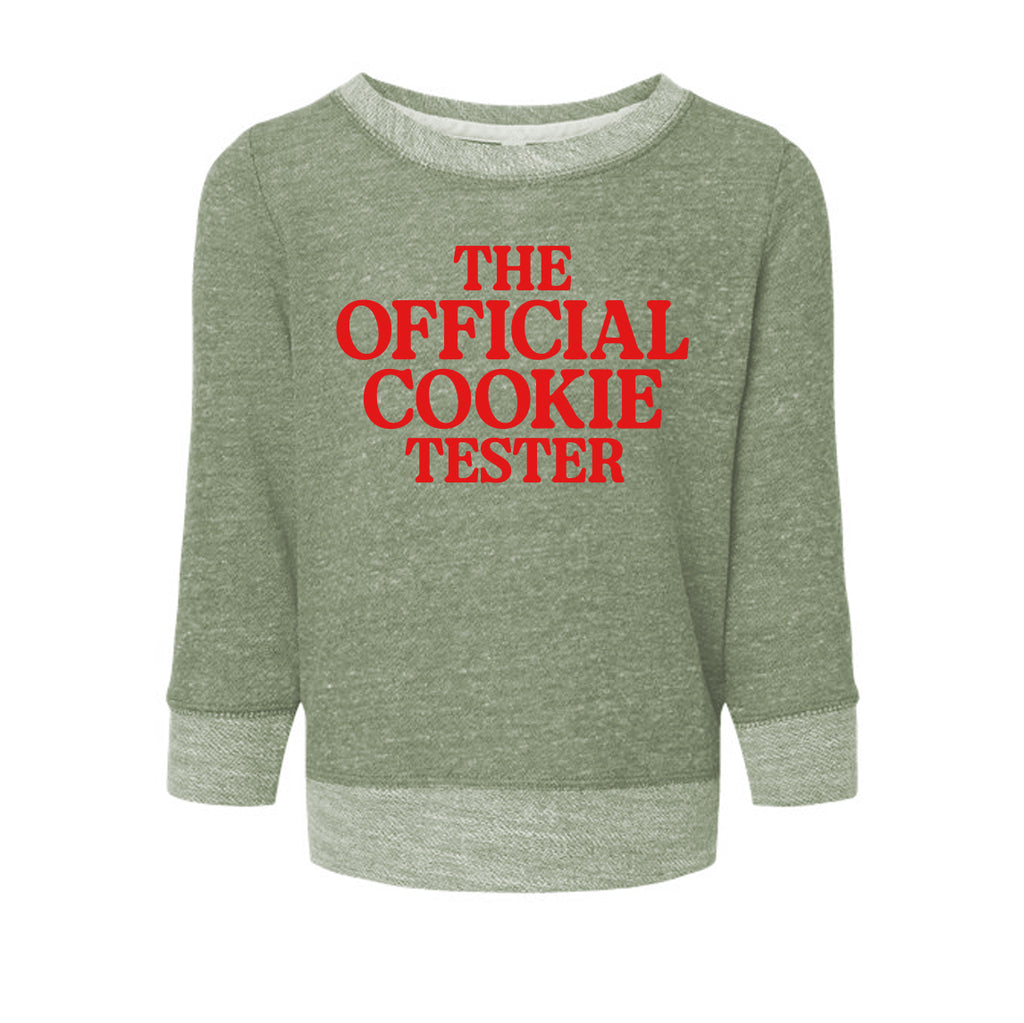 Toddler Unisex Official Cookie Taster Crewneck