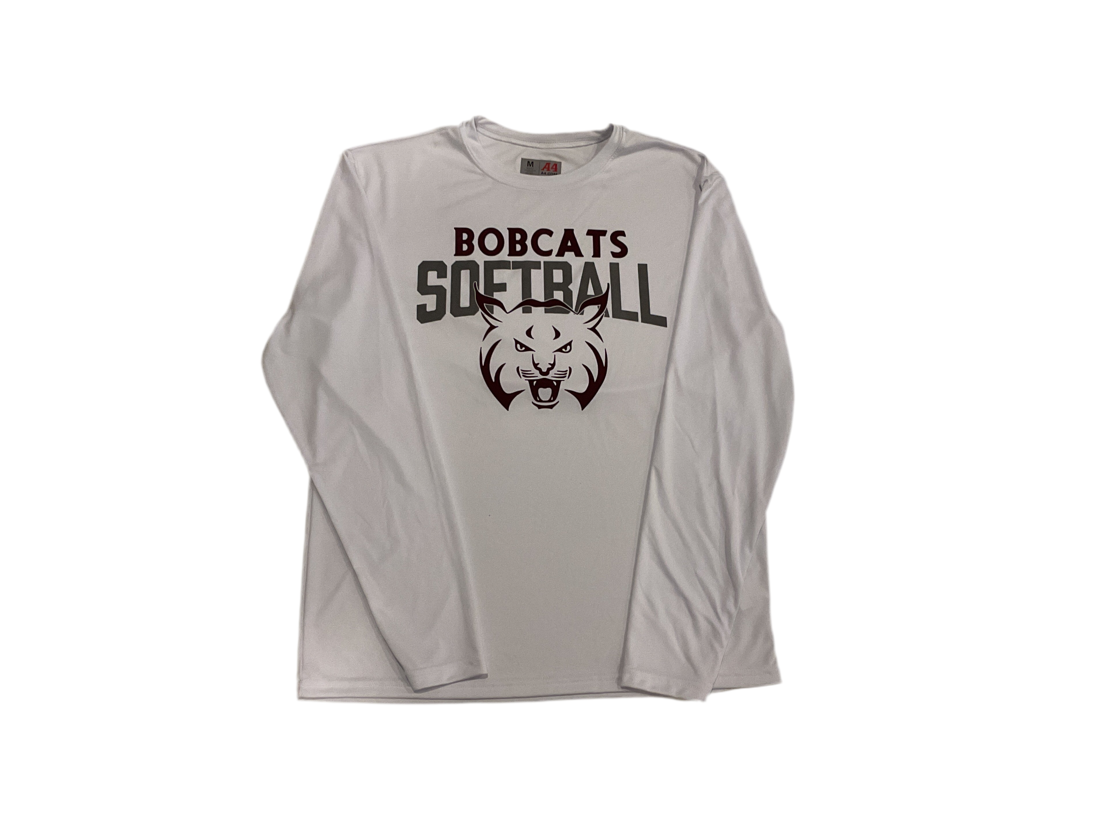 Adult Unisex Bobcats Softball Long Sleeve