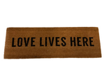 Love Lives Here Floor Mat