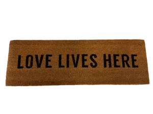 Love Lives Here Floor Mat