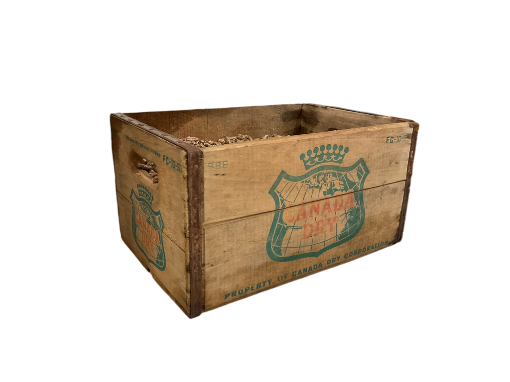 Canada Dry Wood Crate