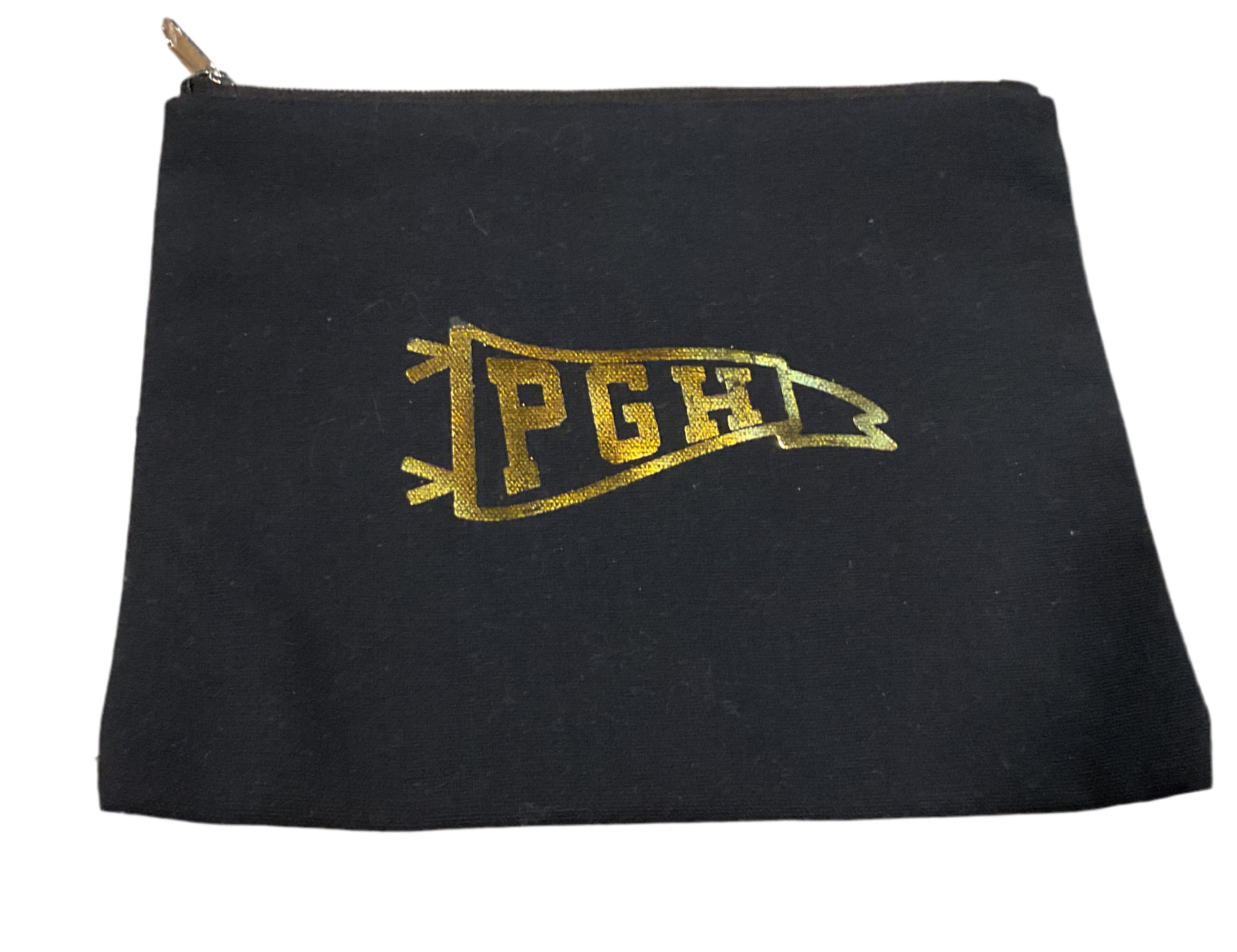 PGH Gold and Black Accessories Bag