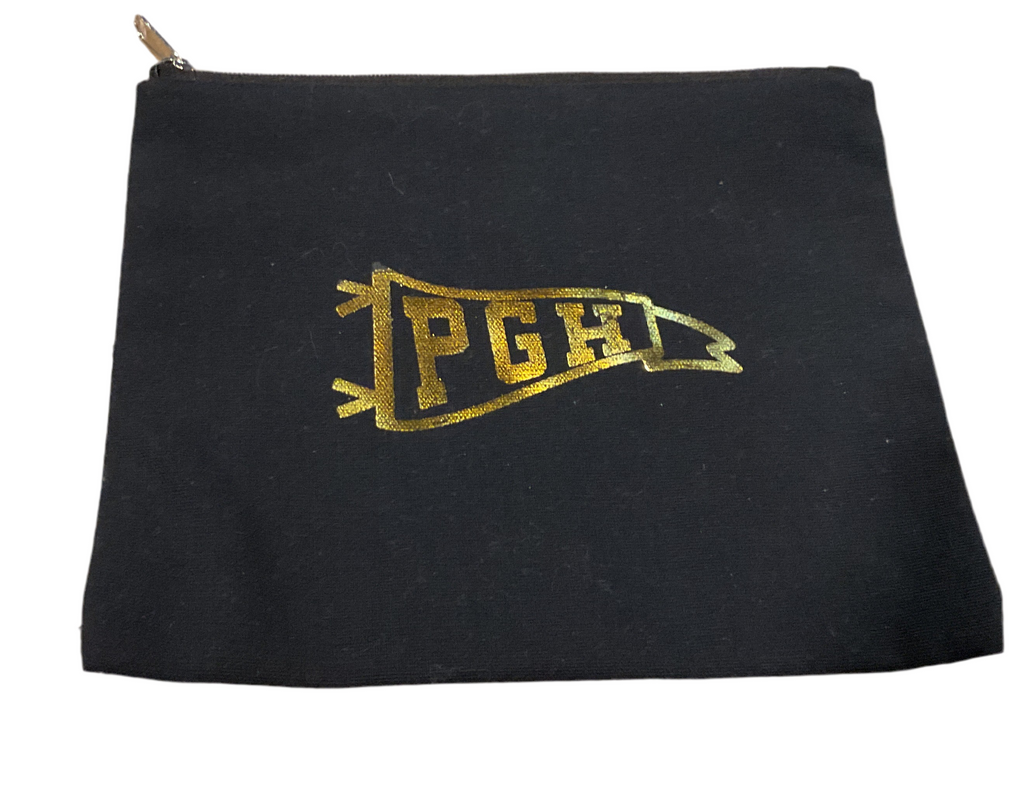 PGH Gold and Black Accessories Bag