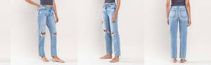 Lovervet by Vervet High Rise Straight Jeans