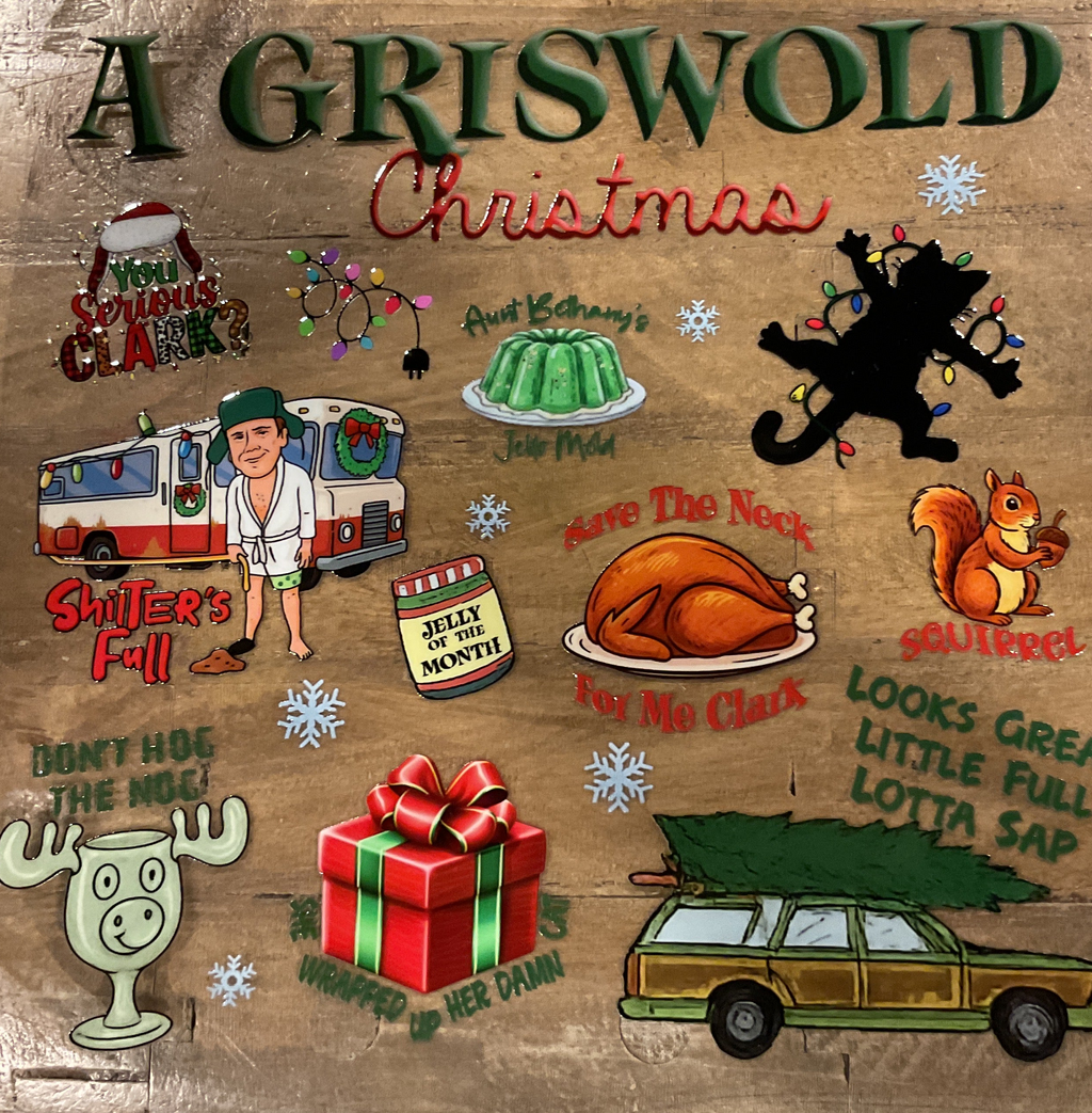 A Griswold Christmas Sticker Page