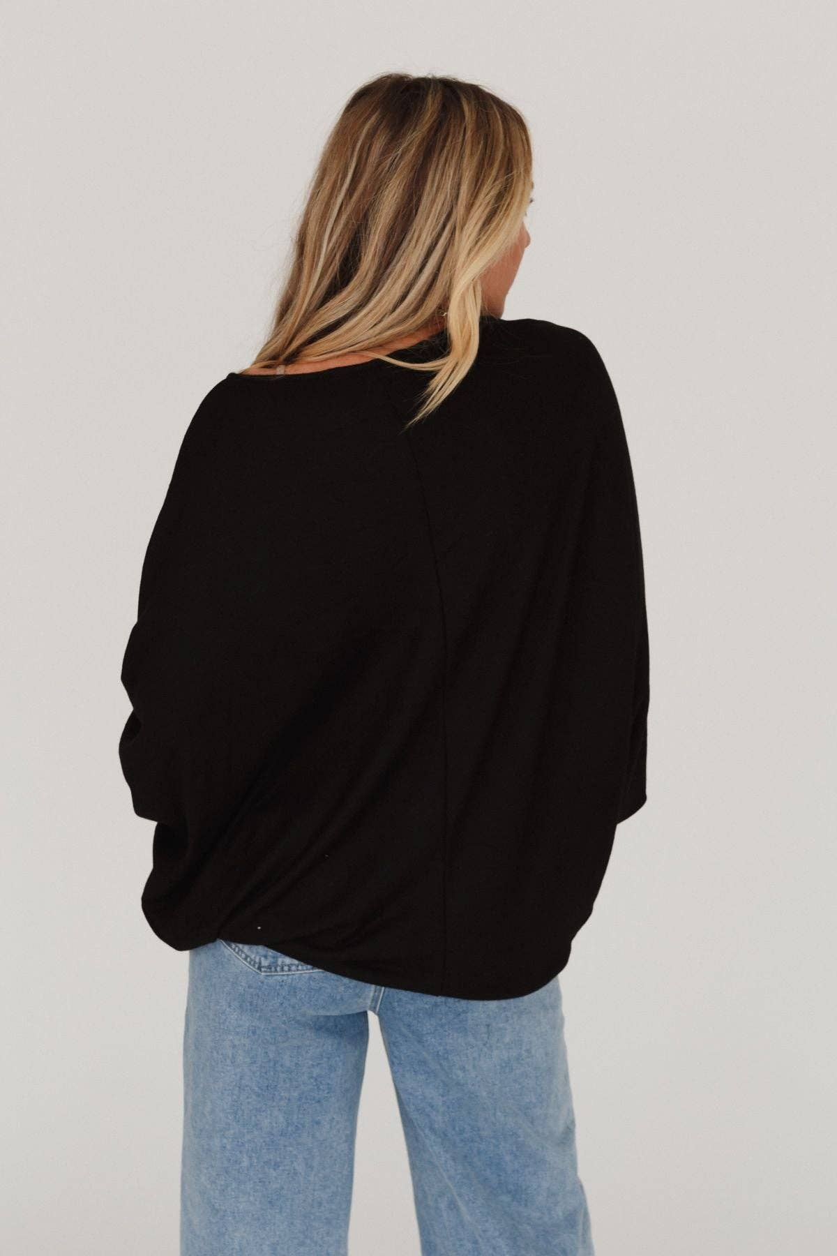 Fly With Me Batwing Sleeve Knit Sweater