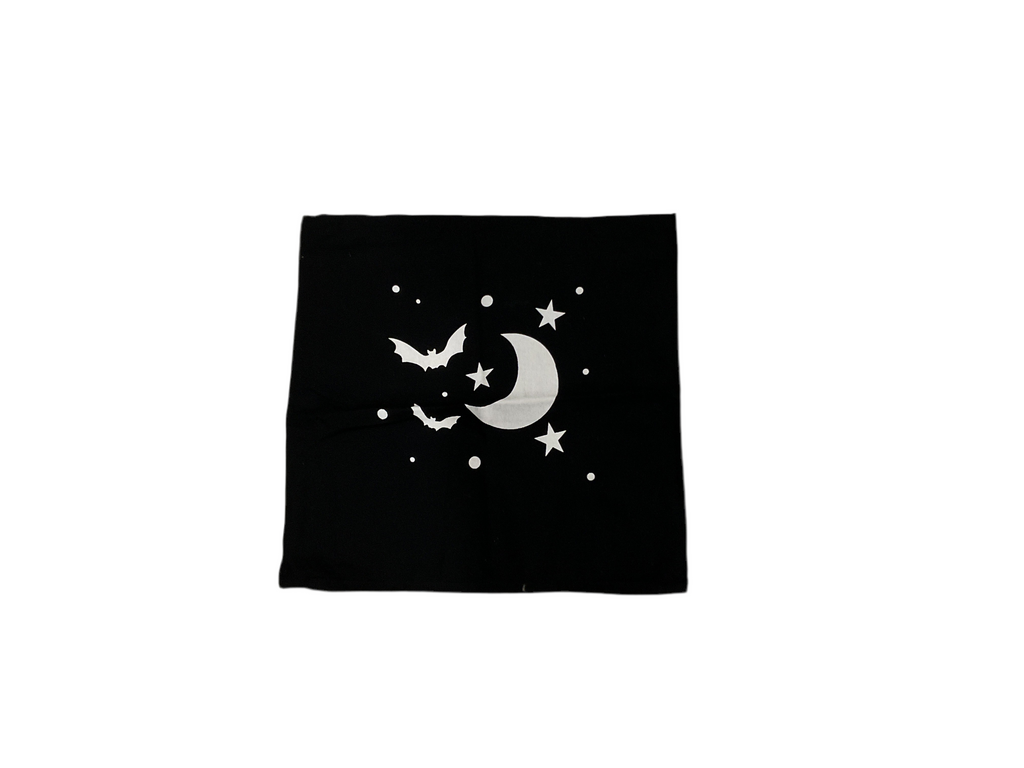 Black Night Time Pillow