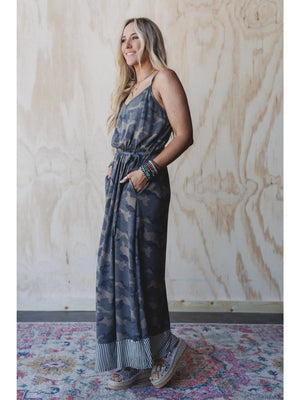 Cadet Camo Print Dress - Olive Moss
