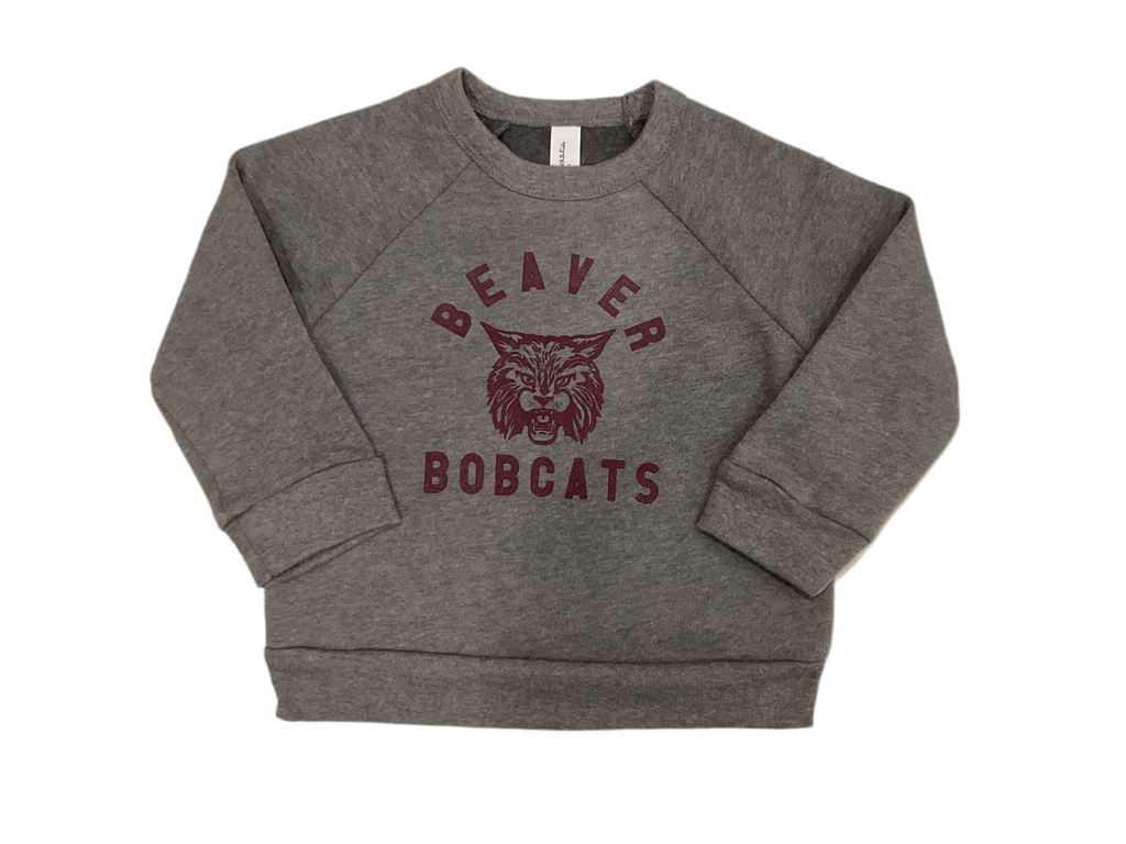Toddler Unisex Beaver Bobcat Crewneck