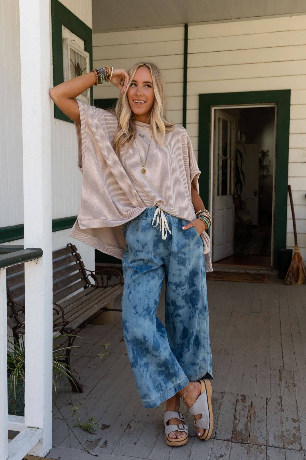 So Comfy Wide Leg Cropped Pant