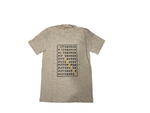 Adult Unisex Pittsburgh Diagonal Gold Print Tee