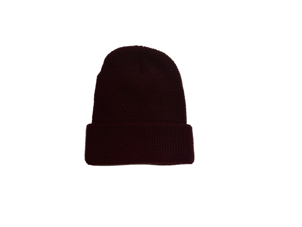 Maroon Knit Beanie