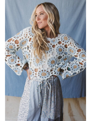 Free to Dream Crochet Top - Ivory