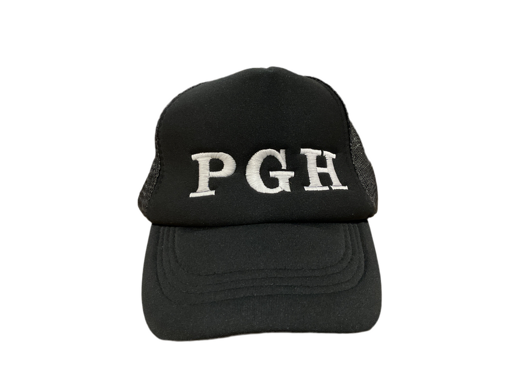 Youth PGH Black Embroidered Hat