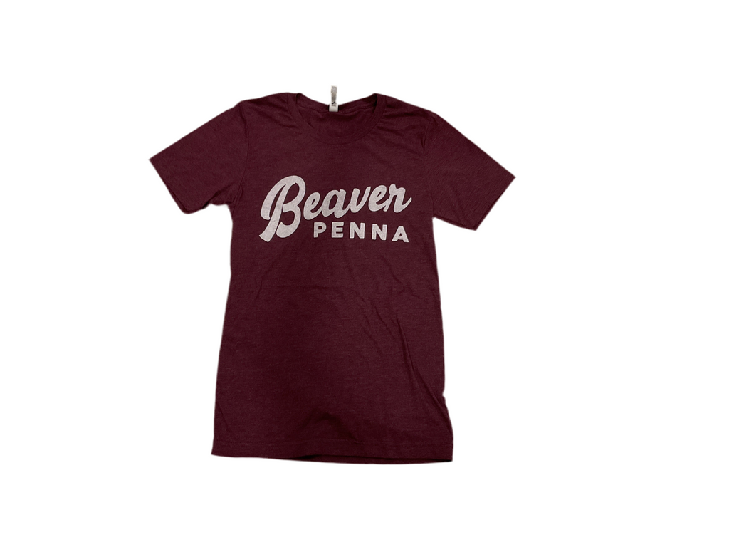 Adult Unisex Maroon Beaver Penna Tee