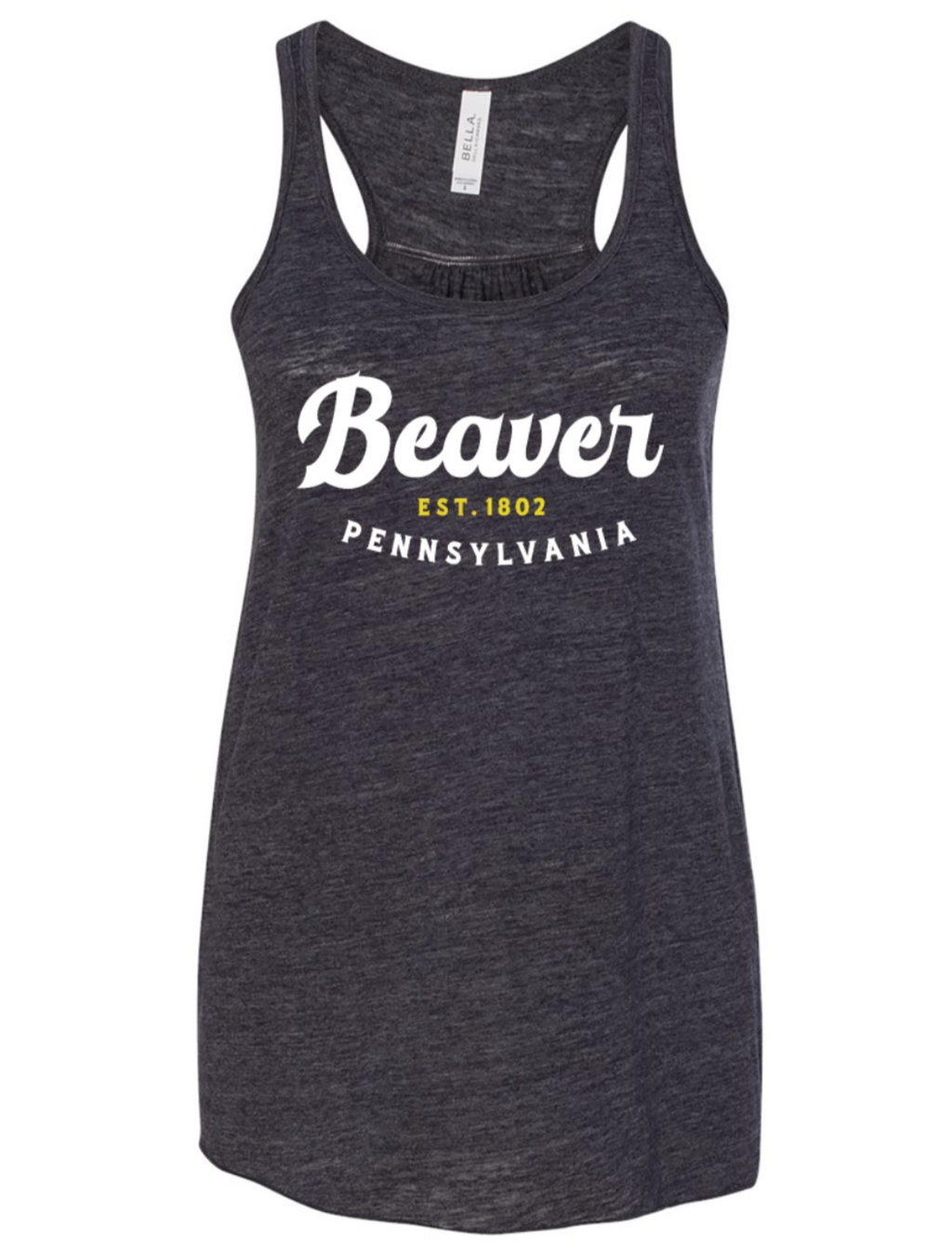 Women’s Beaver Pennsylvania Grey Tank Top