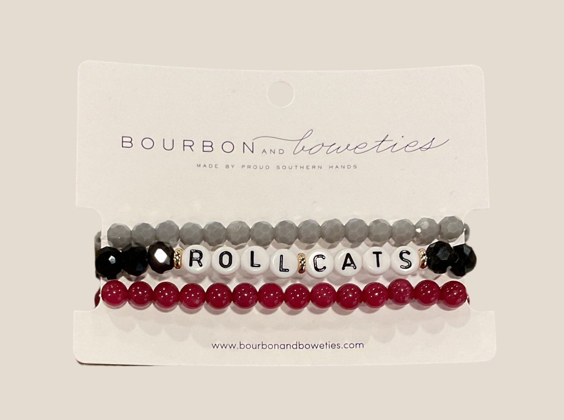 Bourbon and Boweties - Roll Cats (set of 3)