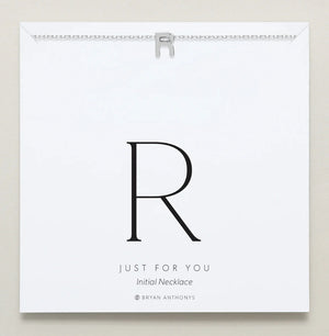 Bryan Anthonys - Initial Silver Necklace