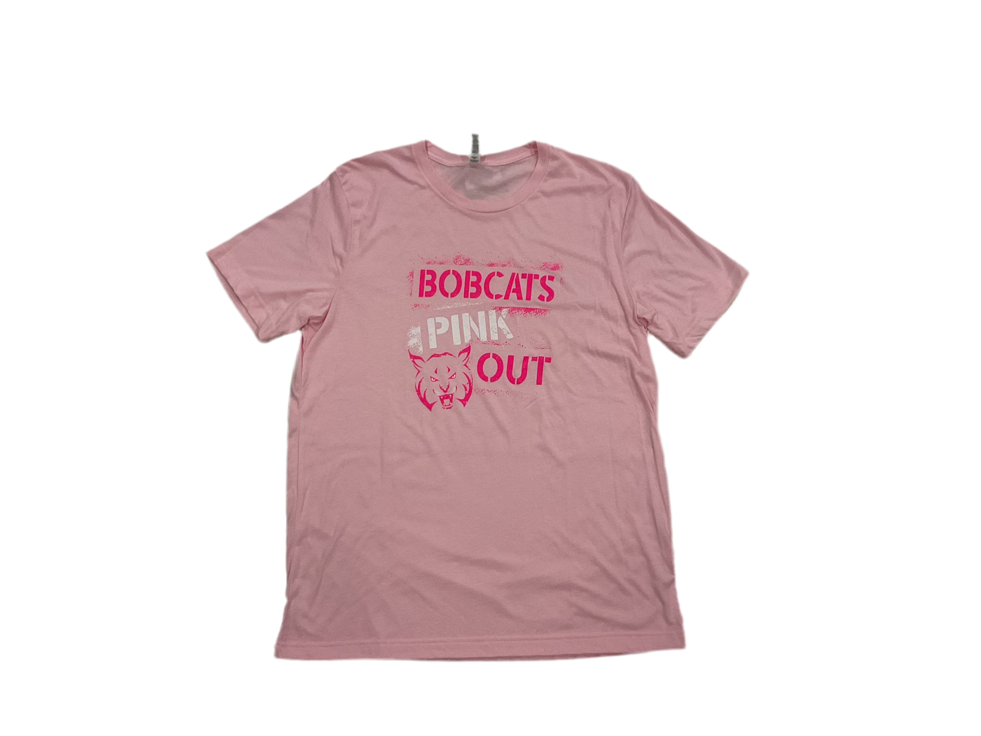 Adult Unisex Bobcats Pink Out T-Shirt