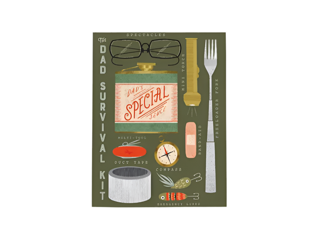 The Dad Survival Kit Card