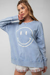 Easel ET18166X - Smiley Face Printed Long Sleeve