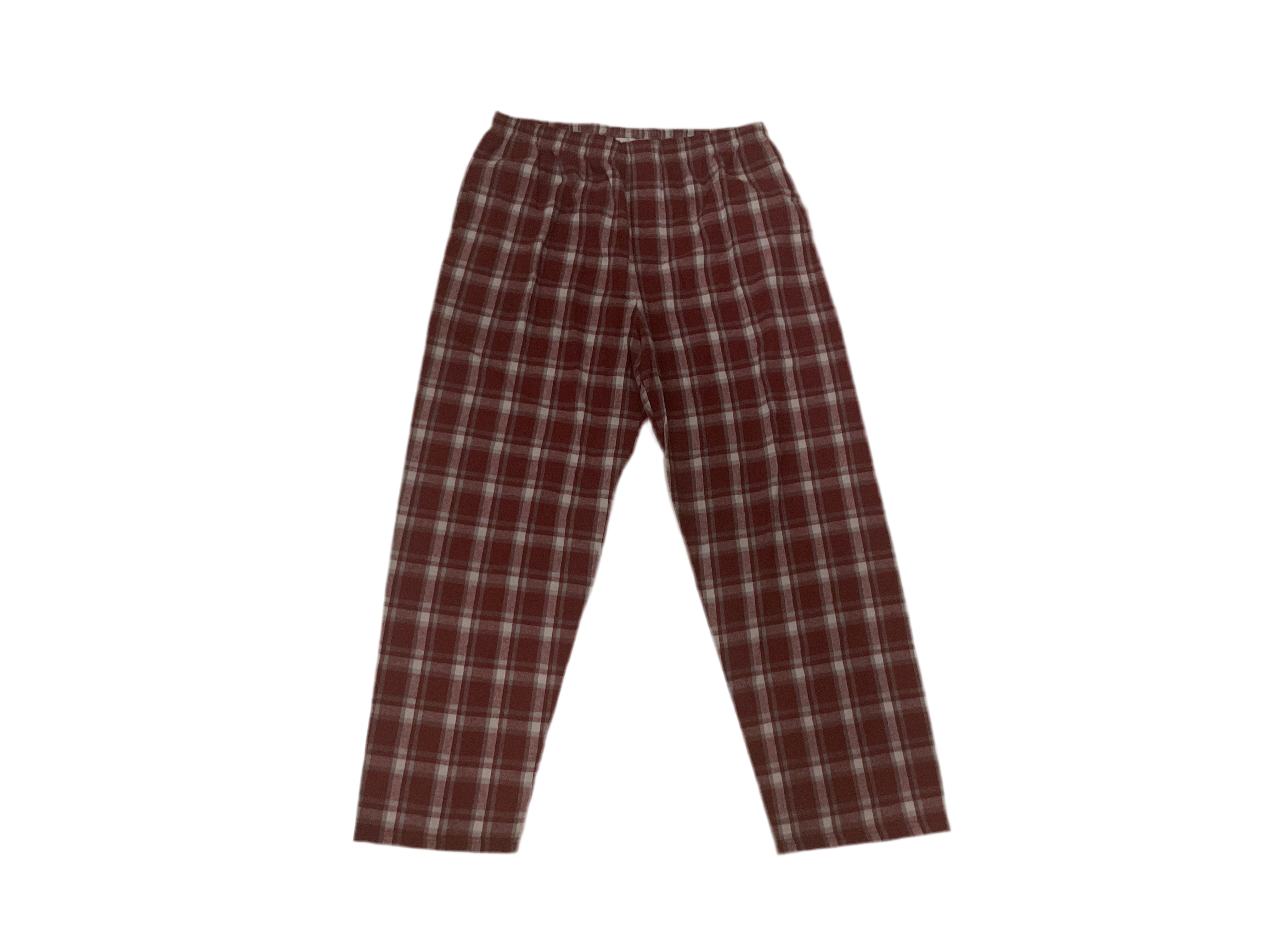 Maroon and Grey Pajama Pants