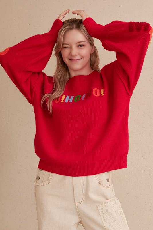 Women’s Oversized Merry Christmas Sweater