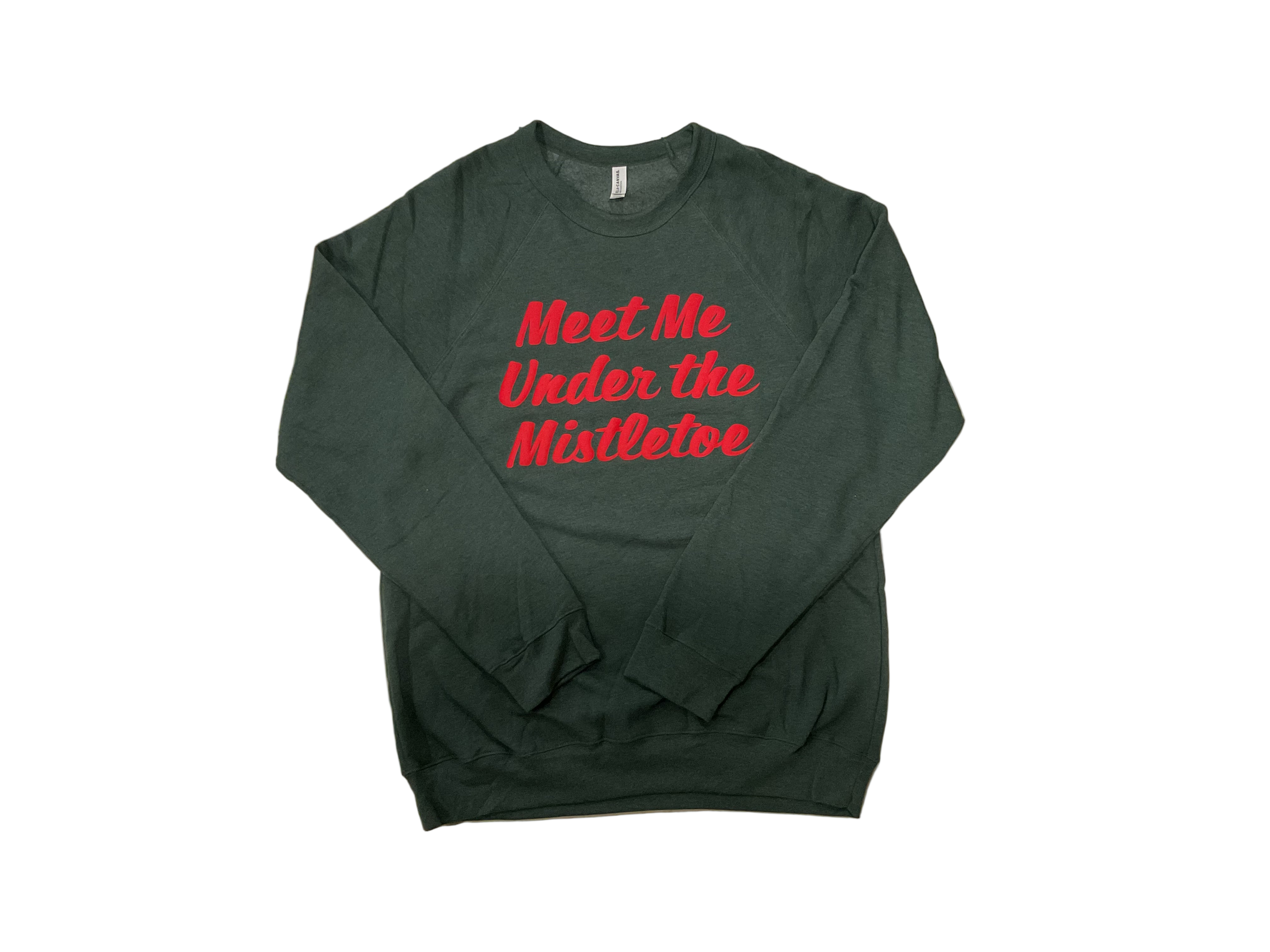 Adult Unisex Meet Me Under The Mistle Toe Crewneck