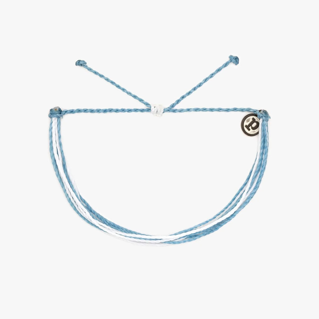Pura Vida Game Day Blue and White Bracelet