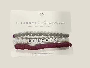 Bourbon and Boweties - Bobcats (set of 3)