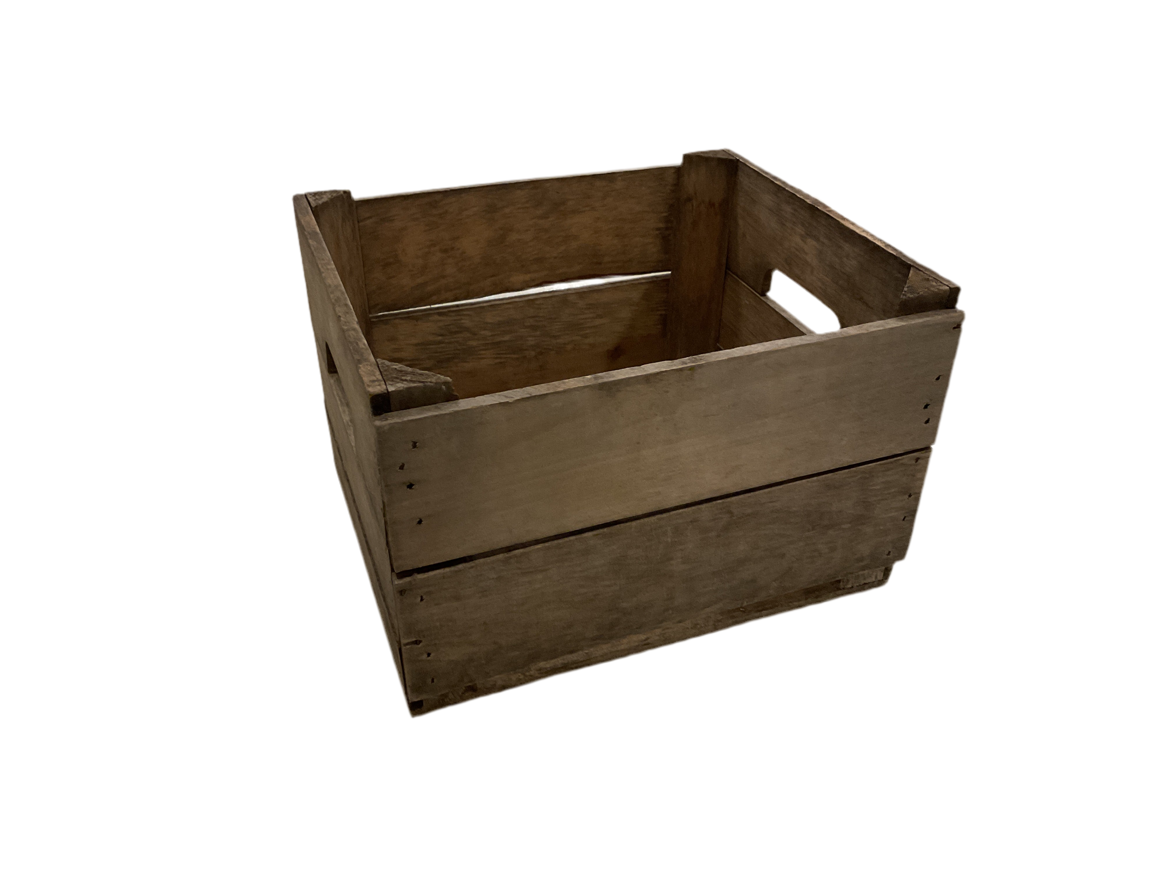 Small Square Wood Crate