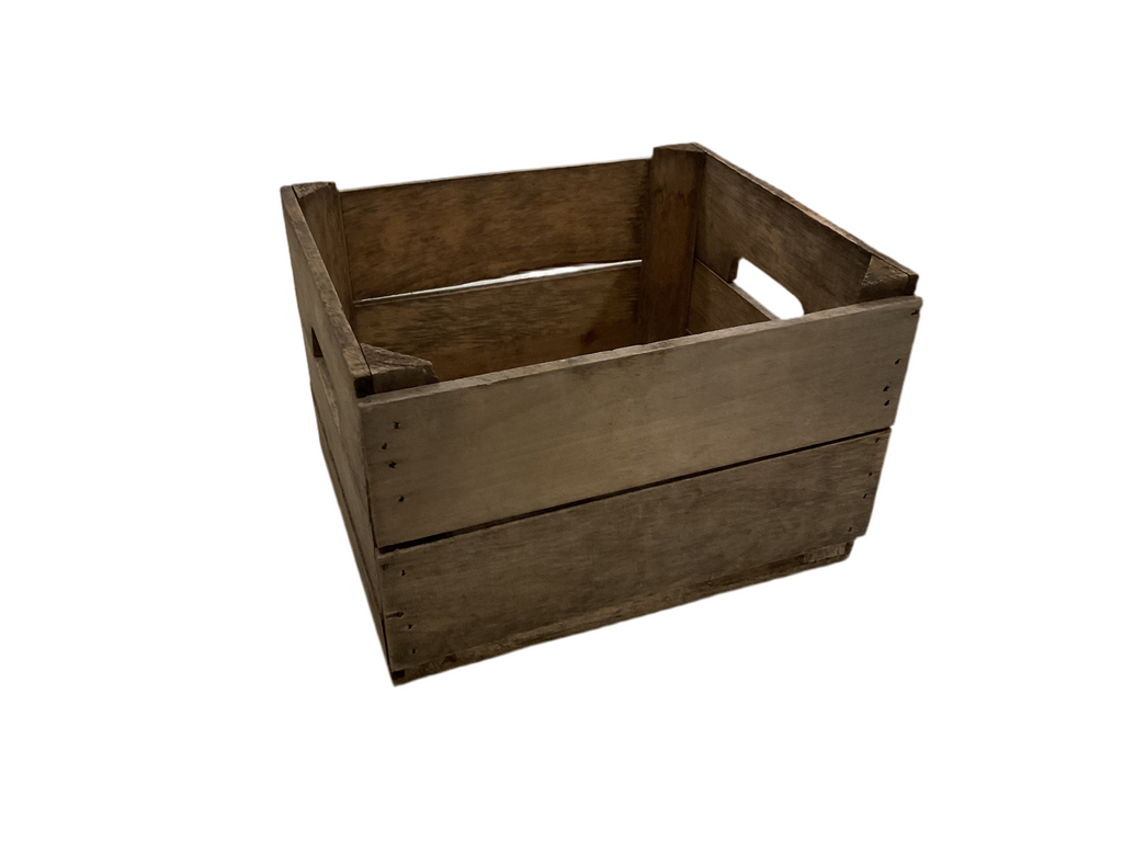 Small Square Wood Crate