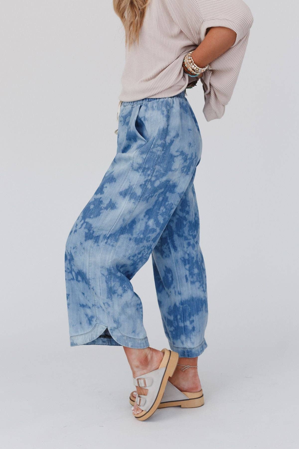 So Comfy Wide Leg Cropped Pant