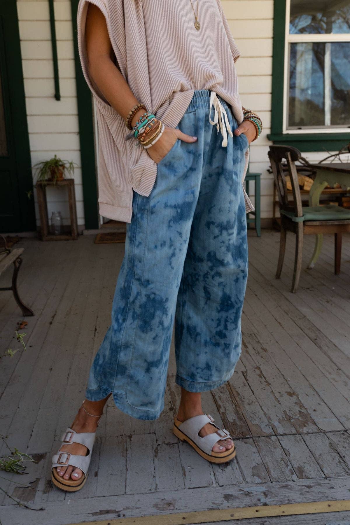 So Comfy Wide Leg Cropped Pant