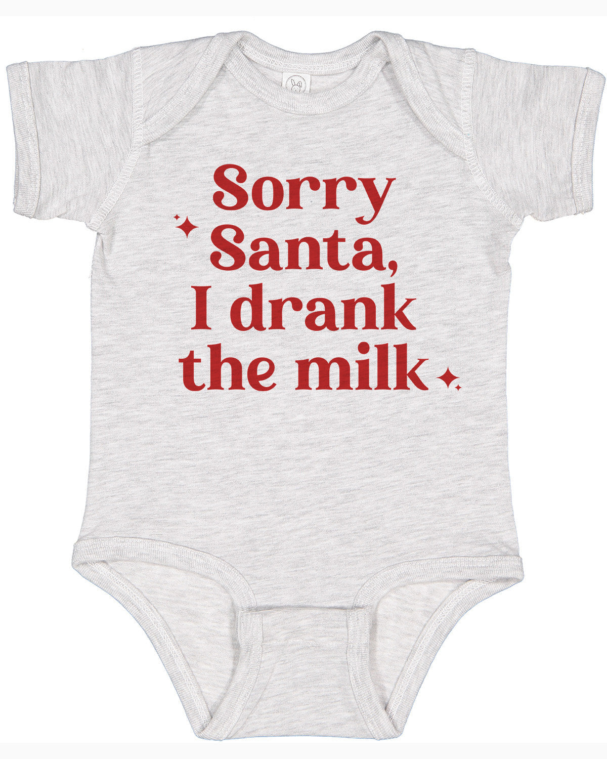 Infant Unisex Sorry Santa, I Drank All the Milk