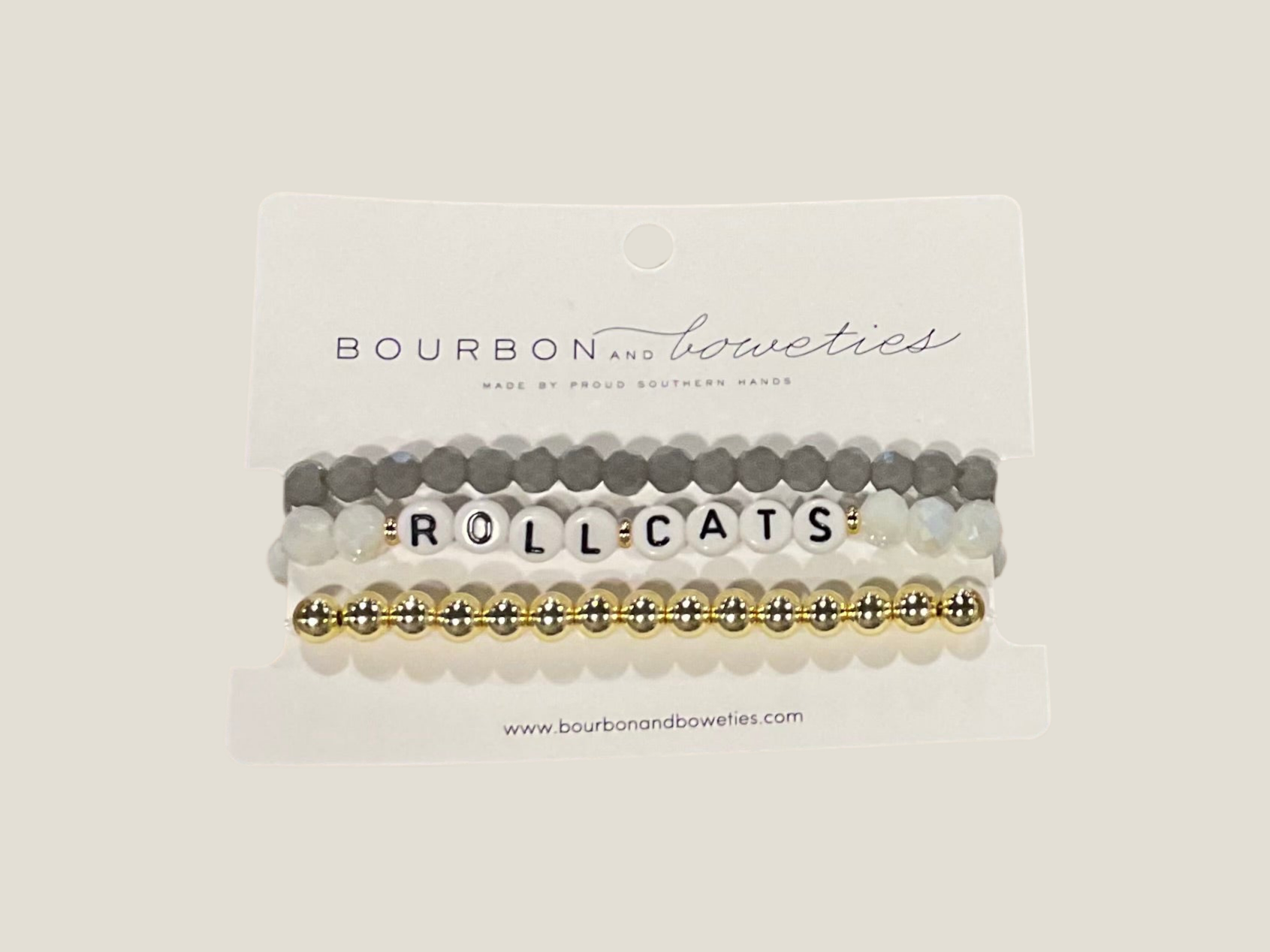 Bourbon and Boweties - Roll Cats (set of 3)