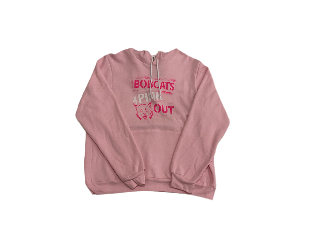 Adult Unisex Bobcats Pink Out Hoodie