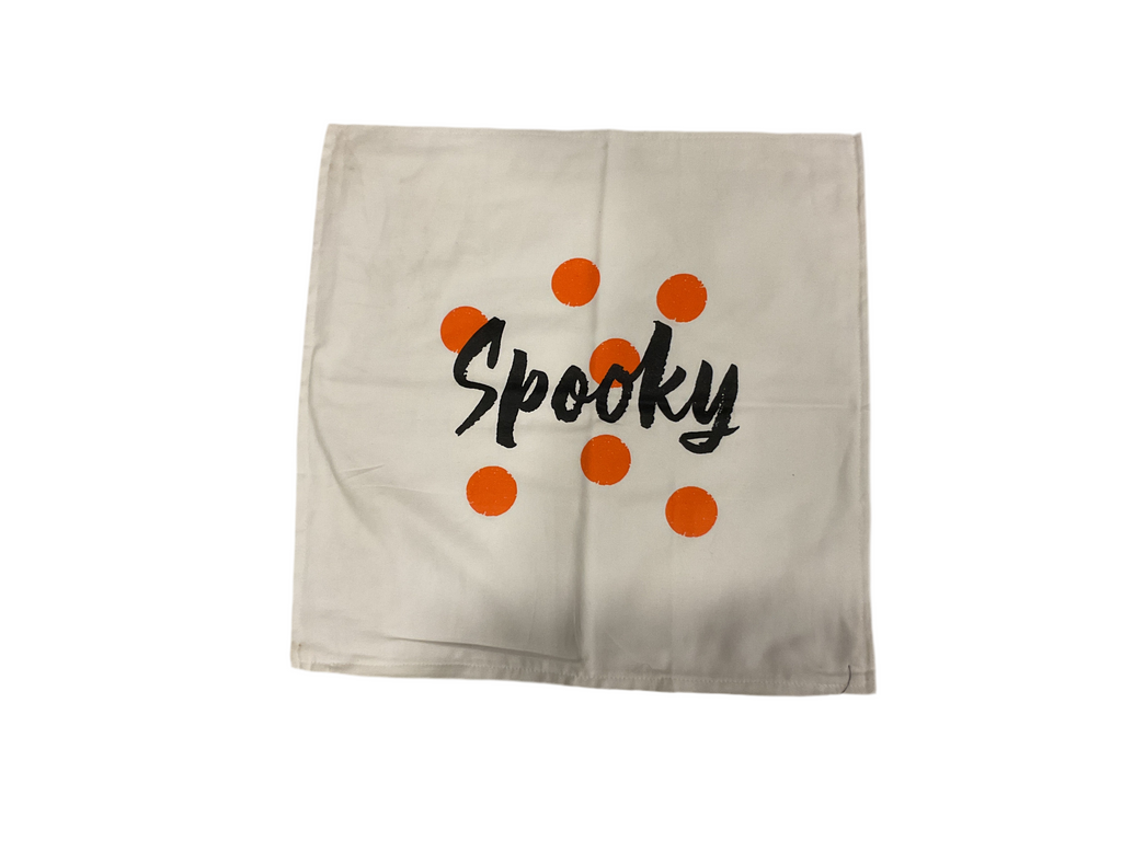 White spooky Pillow