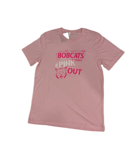 Adult Unisex Bobcats Pink Out T-Shirt