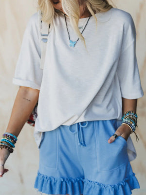 Beachline Textured Shorts - Denim