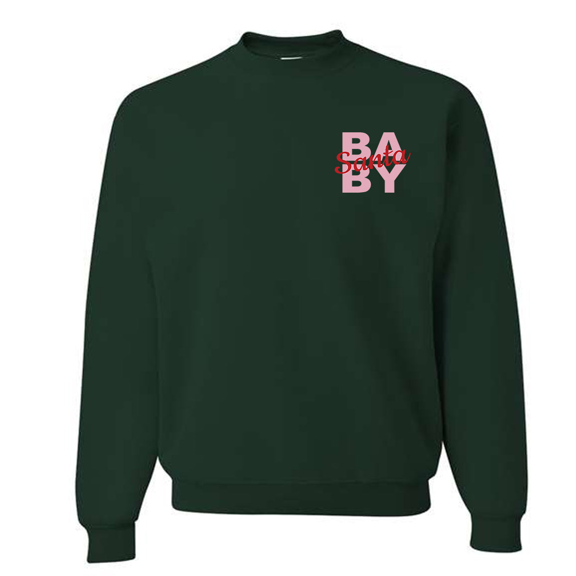 Adult Unisex Santa Baby Crewneck