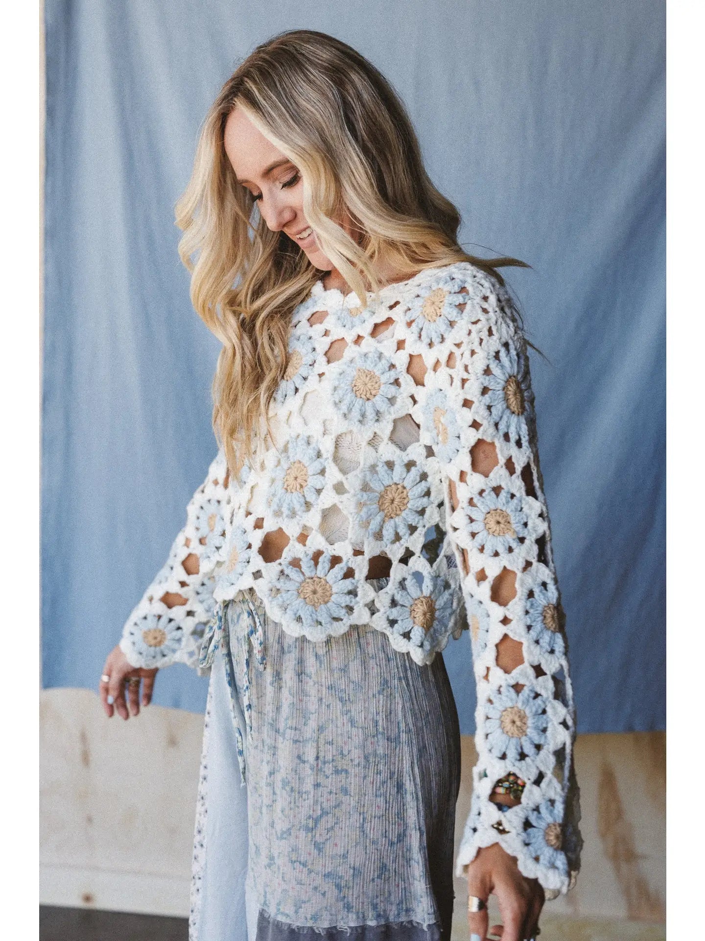 Free to Dream Crochet Top - Ivory