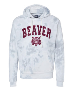 Unisex Tie Dye Beaver Bobcats Hoodie