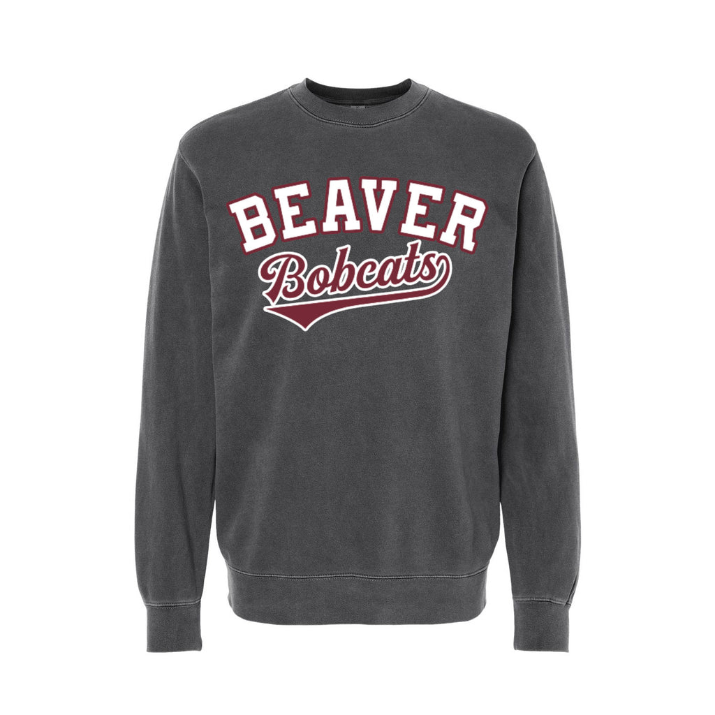 Vintage Beaver Bobcats Black Pullover Crewneck