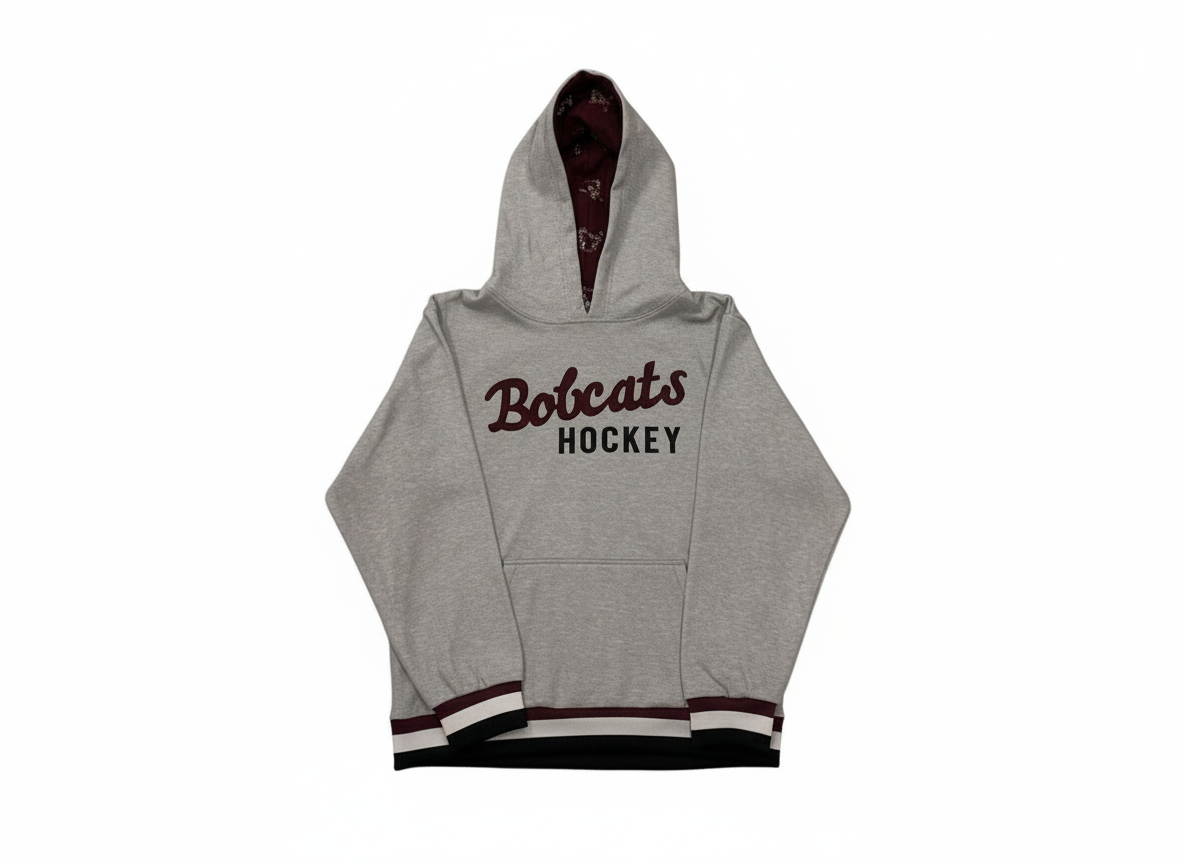 Adult Unisex Bobcat Hockey Hoodie