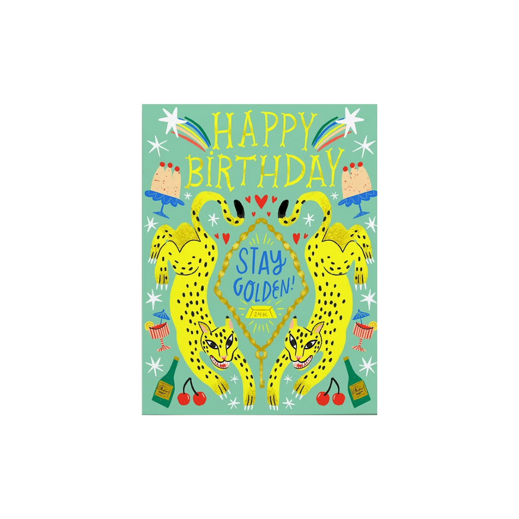 Happy Birthday, Stay Golden Card